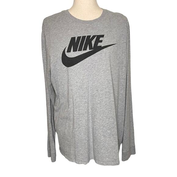 NIKE Sportswear Essential Womens Icon Tee In Heather Gray Women’s Size XL - Picture 5 of 10
